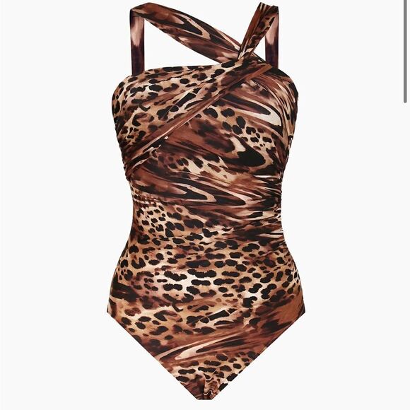 Miraclesuit Rock Solid Regatta One Piece size 10 LOOK 10lbs lighter NWT - Picture 2 of 8